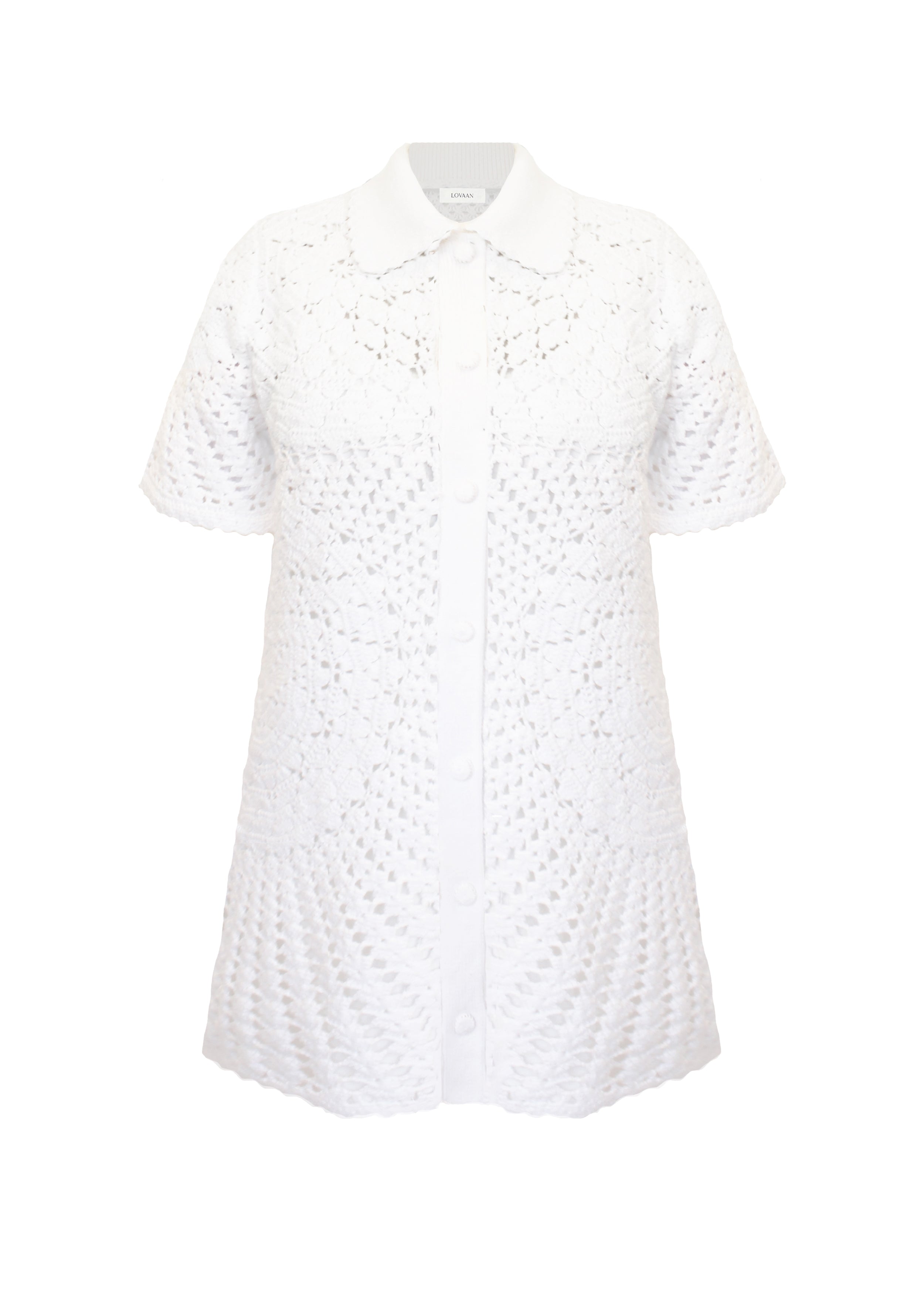 Lucky Brand Women's Diamond Crochet Mini Dress